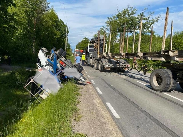 Kolizja w Augustowie. Kierowca nissana trafiła do szpitala.