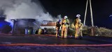 Poważny pożar w Czerninie w powiecie kołobrzeskim. Zapłonął dach domu [ZDJĘCIA]