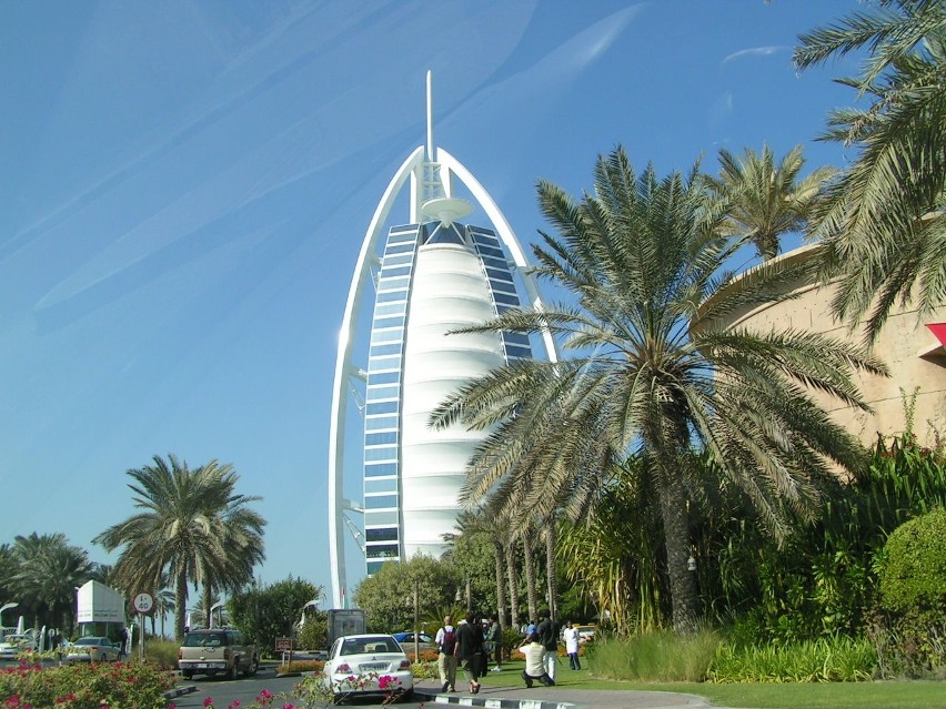 Jedyny siedmiogwiazdkowy hotel na świecie. Właśnie  w Dubaju