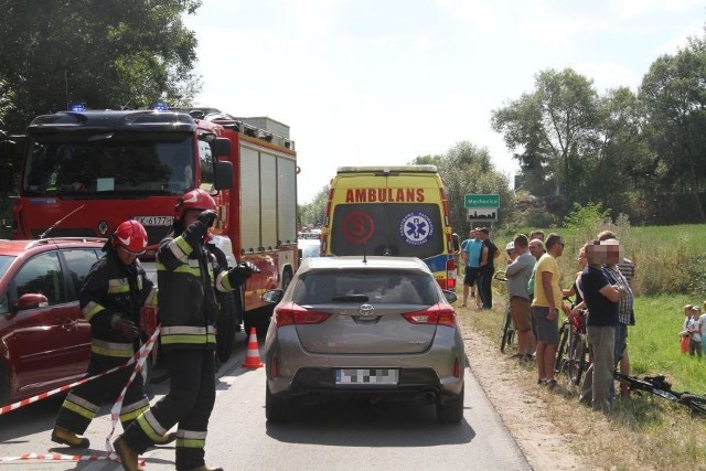 Wypadek w gminie Masłów w powiecie kieleckim.