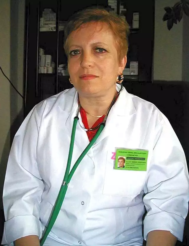 Doktor Barbara Floras-Suduł &#8211; zastępca dyrektora szpitala do spraw lecznictwa.