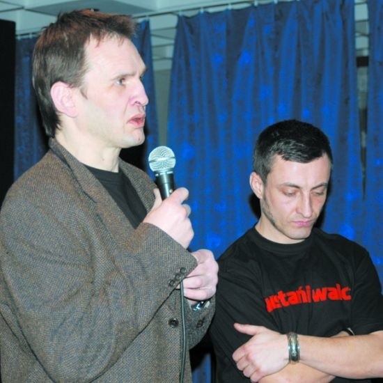 Marek Piotrowski ( z lewej) i Adam Sokół