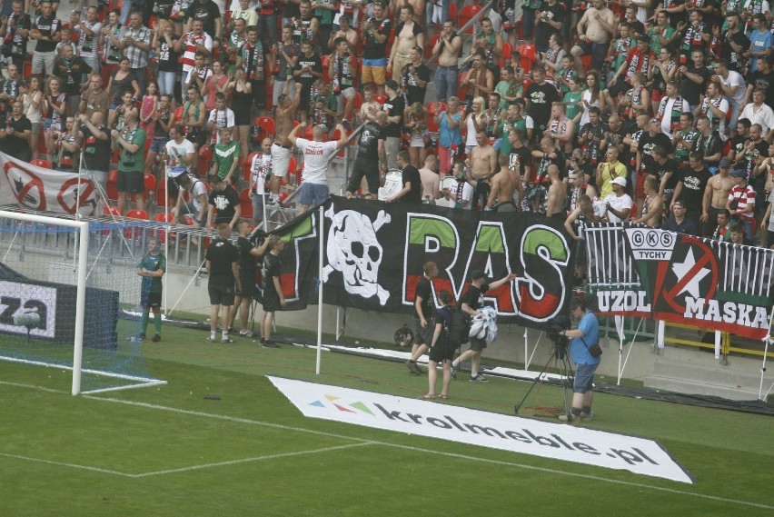 Mecz GKS Tychy - FC Koeln na otwarcie stadionu w Tychach