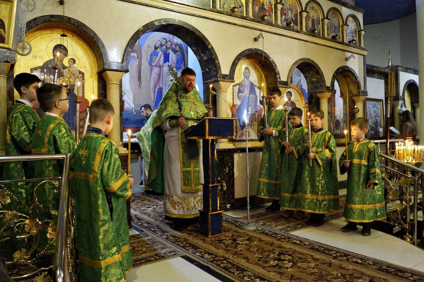 Niedziela Palmowa, cerkiew św. Jerzego w Białymstoku