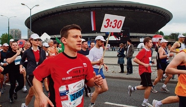 Plac pod Spodkiem był zarówną startem jak i matą Silesia Marathonu