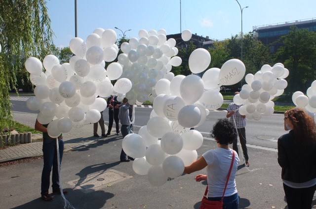 Wyborcze balony Arkadiusza Wiśniewskiego.