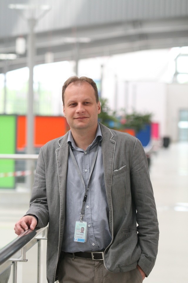 Mariusz Jachimek, dyrektor marketingu lotniska w Łodzi.