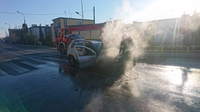 Jak informuje policja jeden z samochodów przejeżdżających...