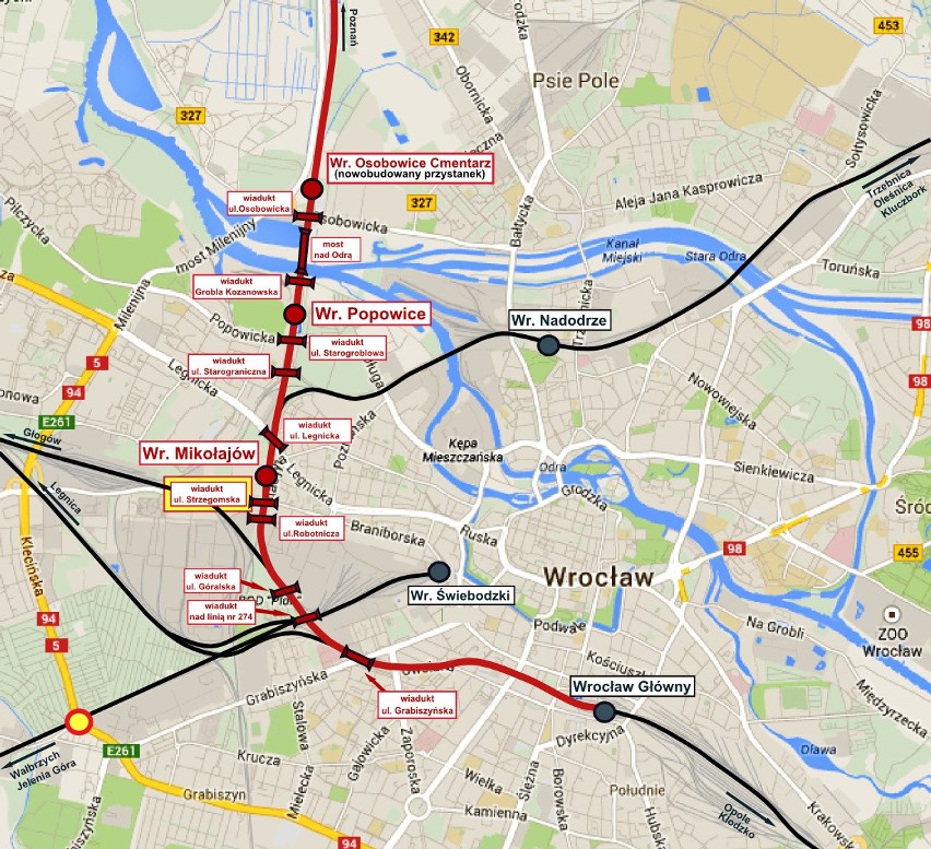 Wrocław: Remontują wiadukt kolejowy nad ul. Strzegomską (ZDJĘCIA)