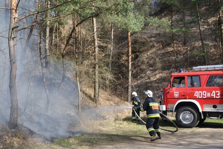 Pożar w Sławkowie prawdopodobnie jest dziełem podpalacza.