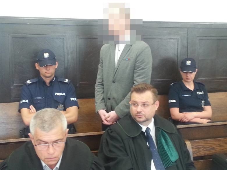 Proces 32-letniego byłego policjanta Łukasza M. spod Kutna,...