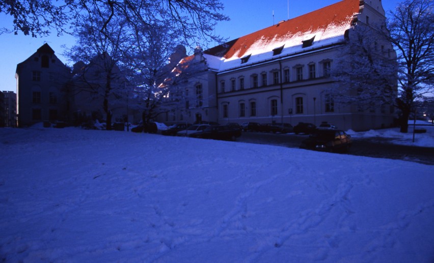 Stargard zimową porą na zdjęciach sprzed lat