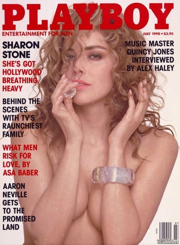 Sharon Stona na okładce Playboya (lipiec 1990)