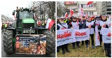 Protest rolników w Warszawie. Na miejscu kilkuset gospodarzy i związkowców opolskiej  "Solidarności"