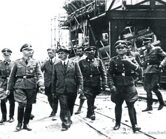 Heinrich Himmler w Auschwitz