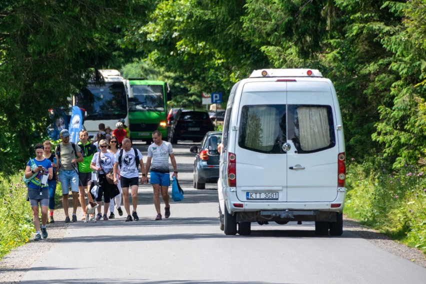 Tatry. W Dolinie Chochołowskiej prawdziwe tłumy! Gigantyczna kolejka przed wejściem [27.06.2021]