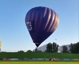 Lot balonem w Jastrzębiu: huczne zapowiedzi i komiczny efekt [WIDEO]