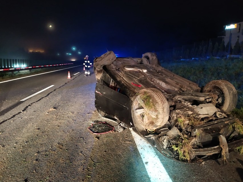 Powiat myślenicki. Niespokojna niedziela na drogach 