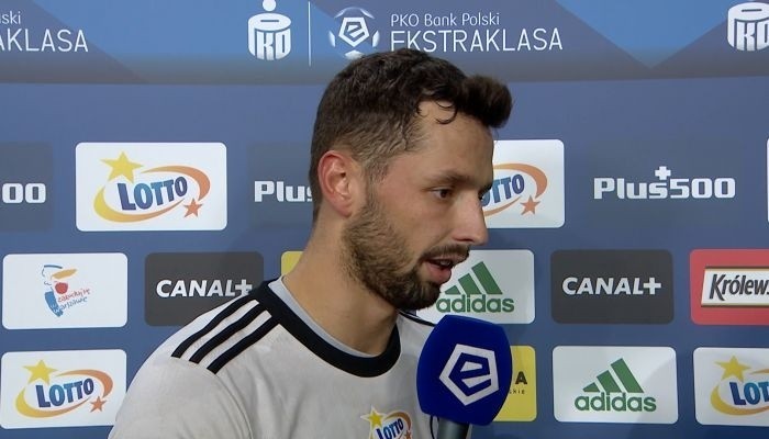 Legia - Śląsk. Filip Mladenović: Słabe chwile? Mam nadzieję, że to już za nami [WIDEO]