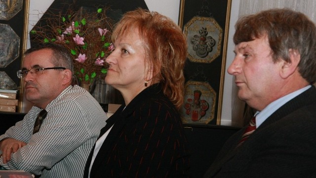Zofia Plewa chce zostać burmistrzem. Jan Klemt ze Skwierzyny (z lewej) i Józef Głowacki z Lubniewic startują do sejmiku.