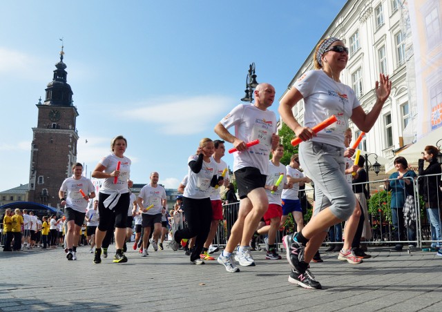 Charytatywny bieg Kraków Business Run.