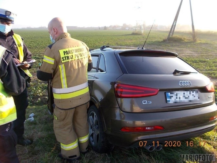 Wypadek w miejscowości Wilamowa pod Paczkowem. Na drodze...