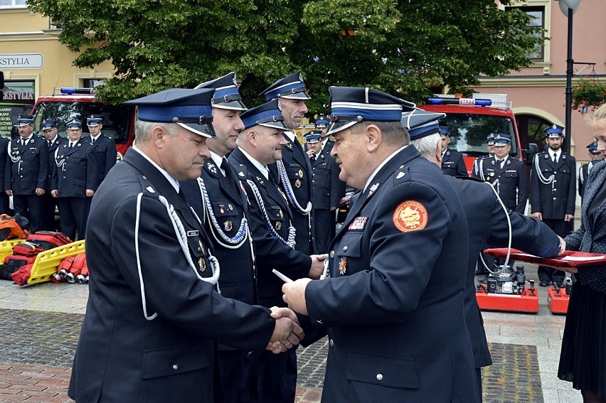 Gorlice. Druhowie z OSP podziękowali za sprzęt wartości wielu milonów złotych [ZDJĘCIA]