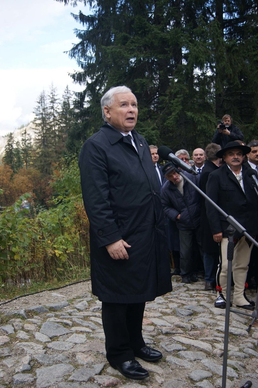 Jarosław Kaczyński odwiedził Podhale. Obiecał, że odzyska PKL [ZDJĘCIA]