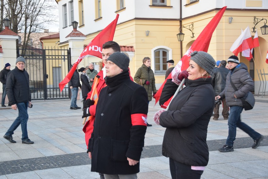  Białostocki Marsz Pamięci Żołnierzy Wyklętych. Białostoczanie przeszli ulicami miasta  (zdjęcia) 