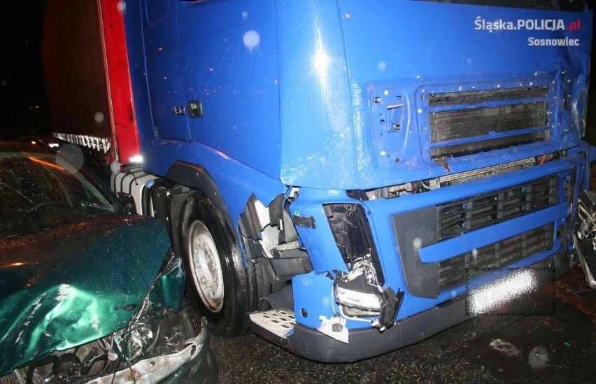 Tragiczny wypadek na DK94 w Sosnowcu na wiadukcie przy EC...
