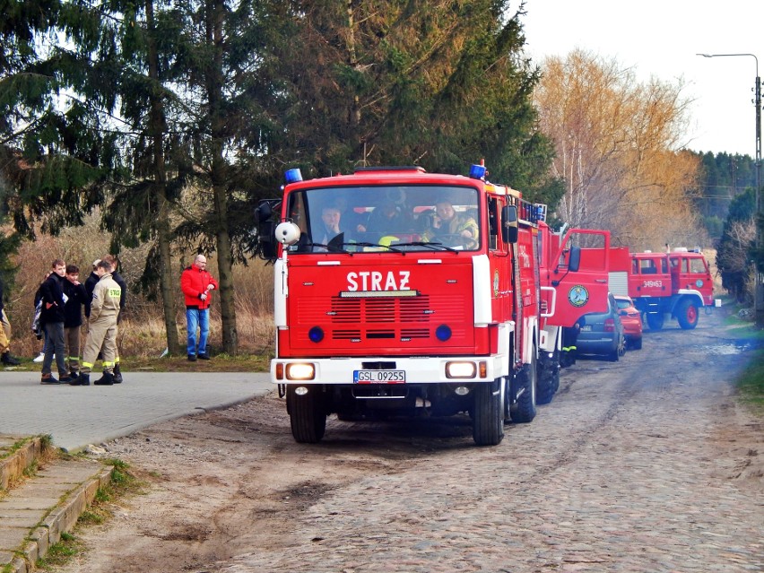 Wczoraj strażacy Ochotniczej Straży Pożarnej w Gardnie...