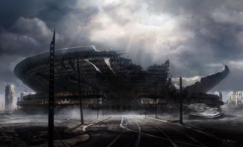 Katowice jak po apokalipsie! Zniszczony Spodek, rozwalone centrum miasta [ZDJĘCIA]