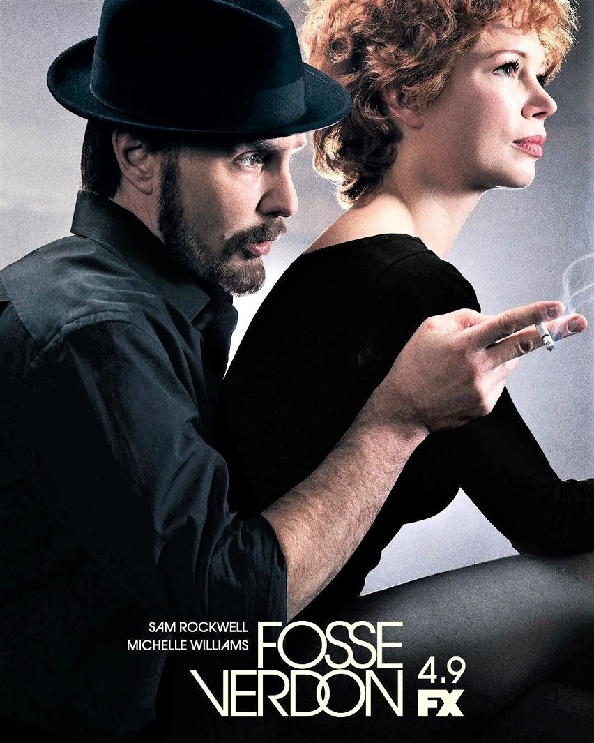 Michelle Williams (Gwen Ver¬don) i Sam Rockwell (Bob Fosse)...