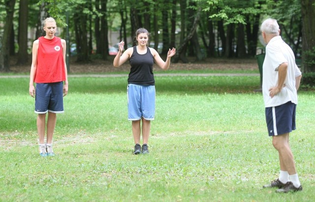 Trening koszykarek ŁKS