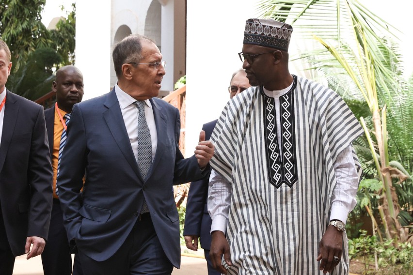 Ławrow z szefem junty rządzącej Mali
