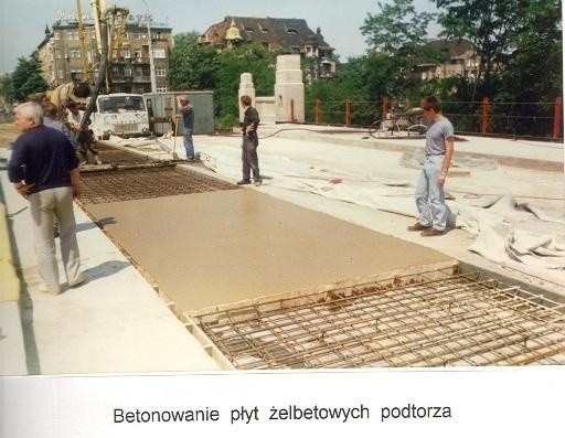 Most Teatralny w Poznaniu przed rozbiórką w 1994 roku