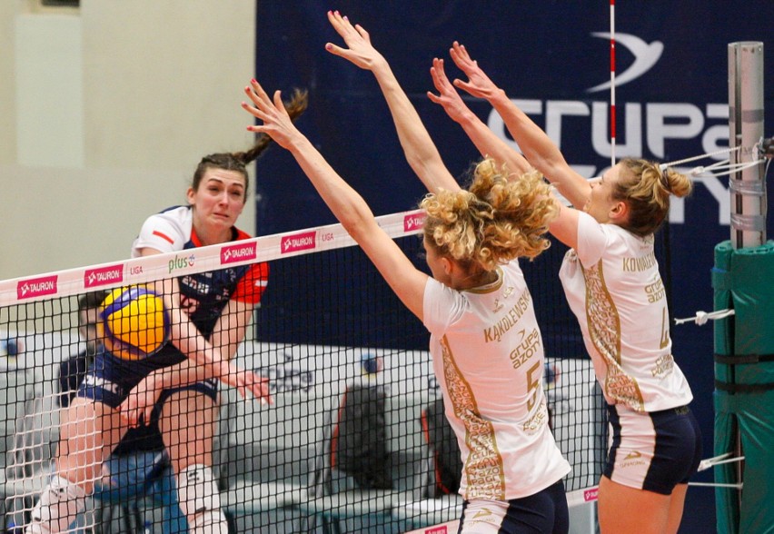 Grupa Azoty Chemik Police - Grot Budowlani Łódź 3:1. Pierwsza wygrana w play off. ZDJĘCIA