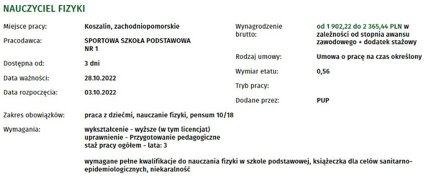 Praca w Koszalinie - sprawdź nowe oferty pracy