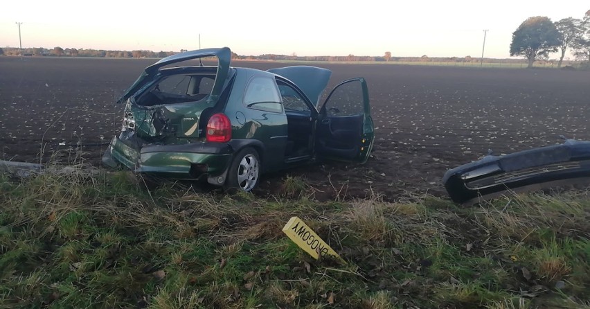 Wypadek koło Mianowic na DK 6. Zderzyły się dwa samochody [ZDJĘCIA]