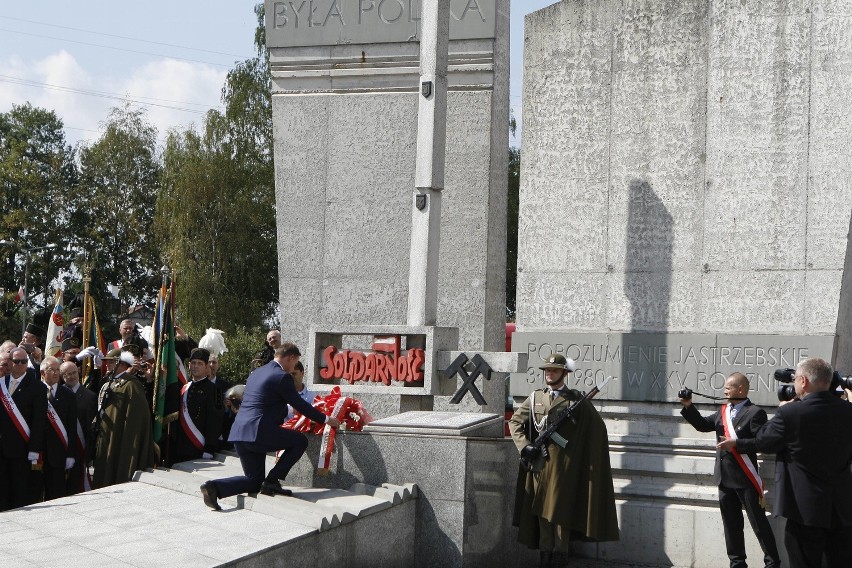 Prezydent Andrzej Duda w Jastrzębiu na uroczystościach...