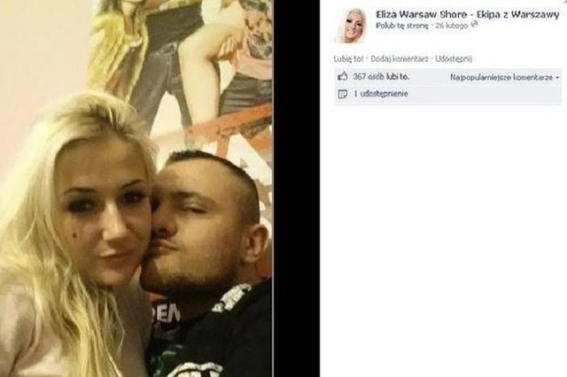 Czy Eliza i Trybson z "Warsaw Shore" spodziewają się swojego pierwszego dziecka? (fot. screen z Facebook.com)