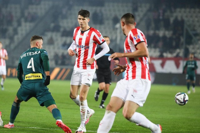 05.12.2021 krakow,mecz cracovia kraków - legia warszawa, nz mateusz wieteska, pelle van amersfoort,fot. andrzej banas / polska press