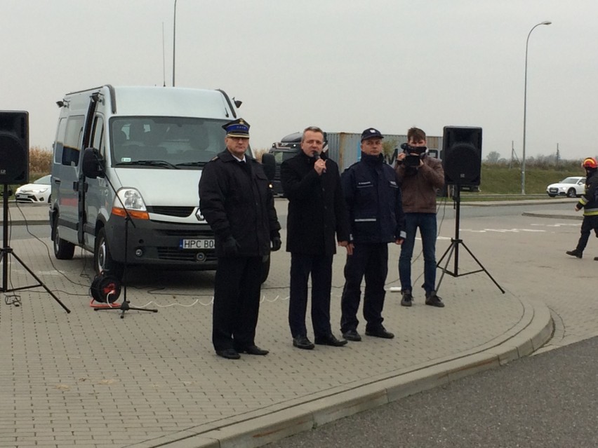 Ćwiczenia służb ratowniczych na A1