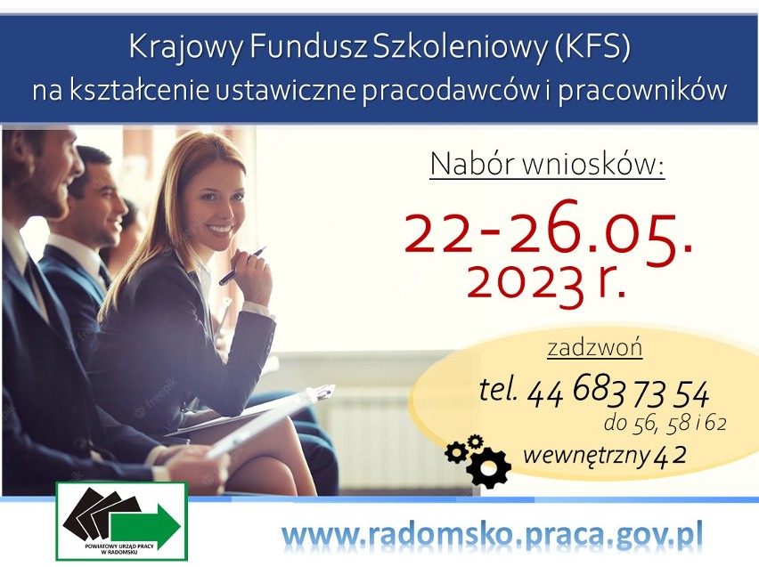 Powiatowy Urząd Pracy w Radomsku przyjmuje wnioski o...