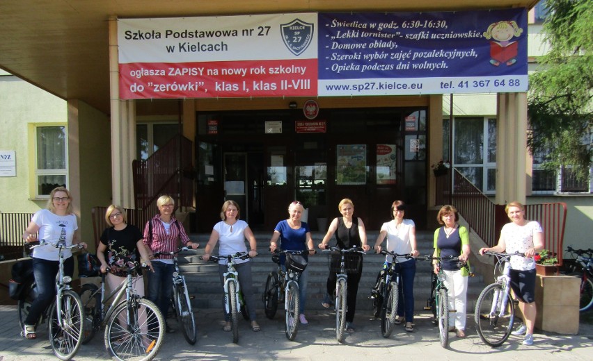 Na rowerach do szkoły. Kielczanie biorą udział w ogólnopolskiej kampanii "Rowerowy Maj"