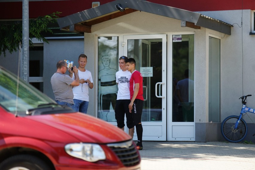 Bartosz Kapustka po powrocie z Euro 2016 na boisku przy...