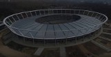 Stadion Śląski z lotu ptaka. Zobacz, jak postępuje budowa WIDEO