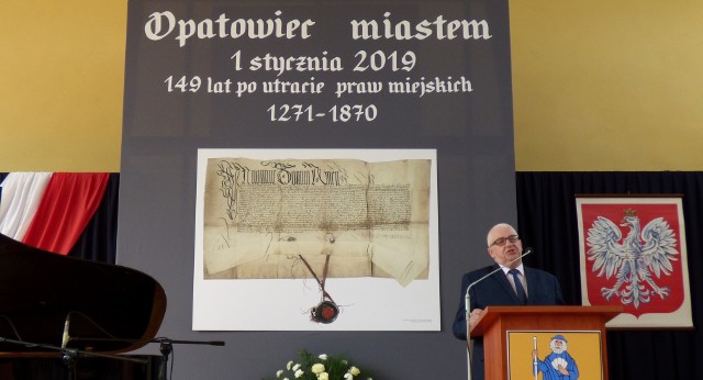 4 kwietnia 2019 roku Opatowiec obchodził uroczyście odzyskanie praw miejskich.