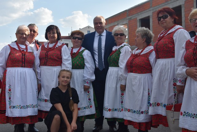 Minister Jacek Sasin odwiedził Sieradz. Spotkanie w Teatrze Miejskim