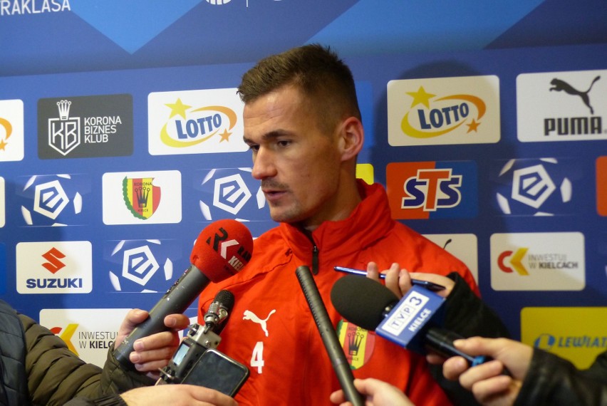 Adnan Kovacević, kapitan Korony Kielce: -Długo czekaliśmy na taki mecz. Cieszy pewne zwycięstwo i to, że znowu nie straciliśmy bramki 